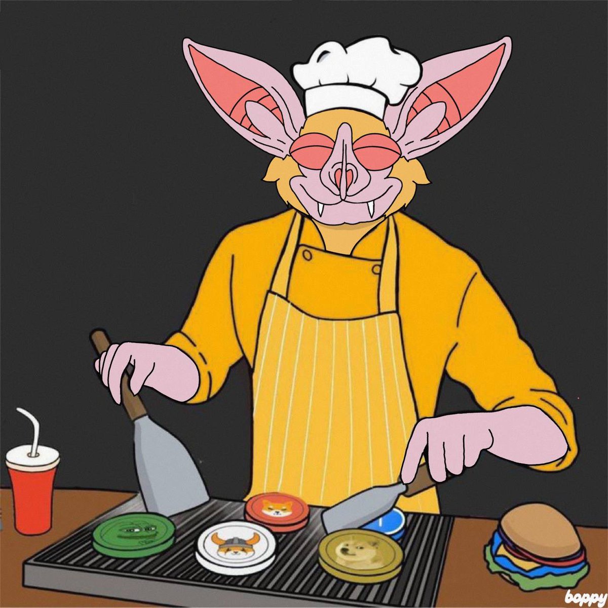 Boppybat's tweet image. $BOPPY cooking up