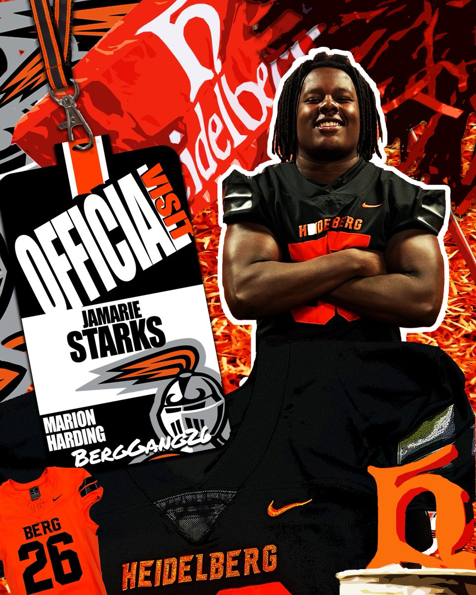 After a great visit today at <a href="/BergFootball/">Heidelberg Football</a> I am Blessed to receive my 4th offer!!! Thank you for this opportunity!!!! <a href="/Coach_Donaldson/">Scott Donaldson</a> <a href="/CoachMorgan050/">Coach Morgan</a> <a href="/ThadCarter32/">Thaddeaus Carter</a> <a href="/CoachWestler/">CJ Westler</a> <a href="/HHSPresidentsFB/">Marion Harding Football</a>