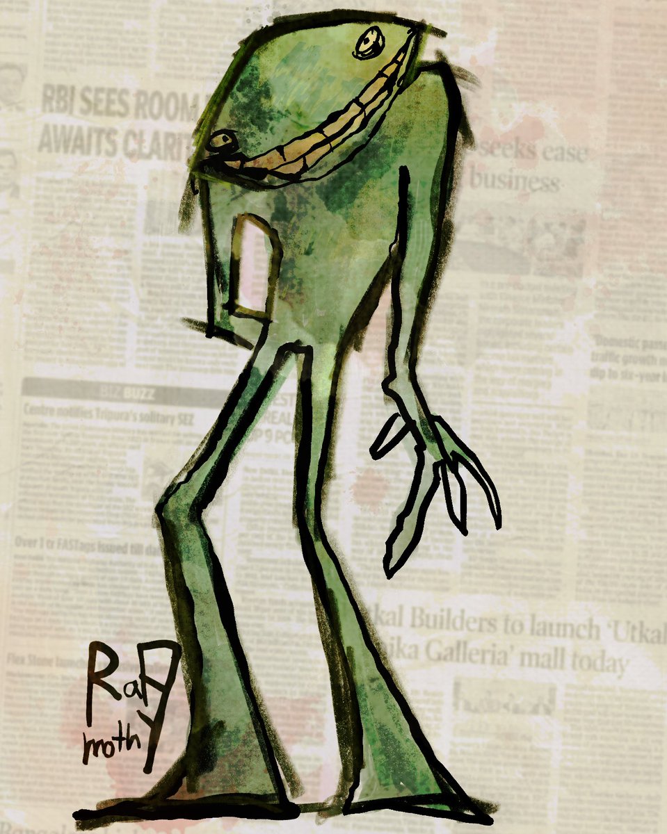 Ragmothy's tweet image. THERE TIKTOK ARE YOU HAPPY I DREW THE EVIL KERMIT THE FROG GUY TREATSFORBEASTS IDK JUST LEAVE ME ALONE