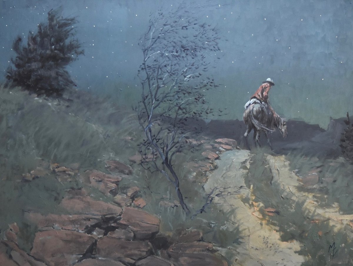 CowboyGospeler's tweet image. Out yonder, the wind talks more than any man, and the stars say little.
⏤Eugene Manlove Rhodes