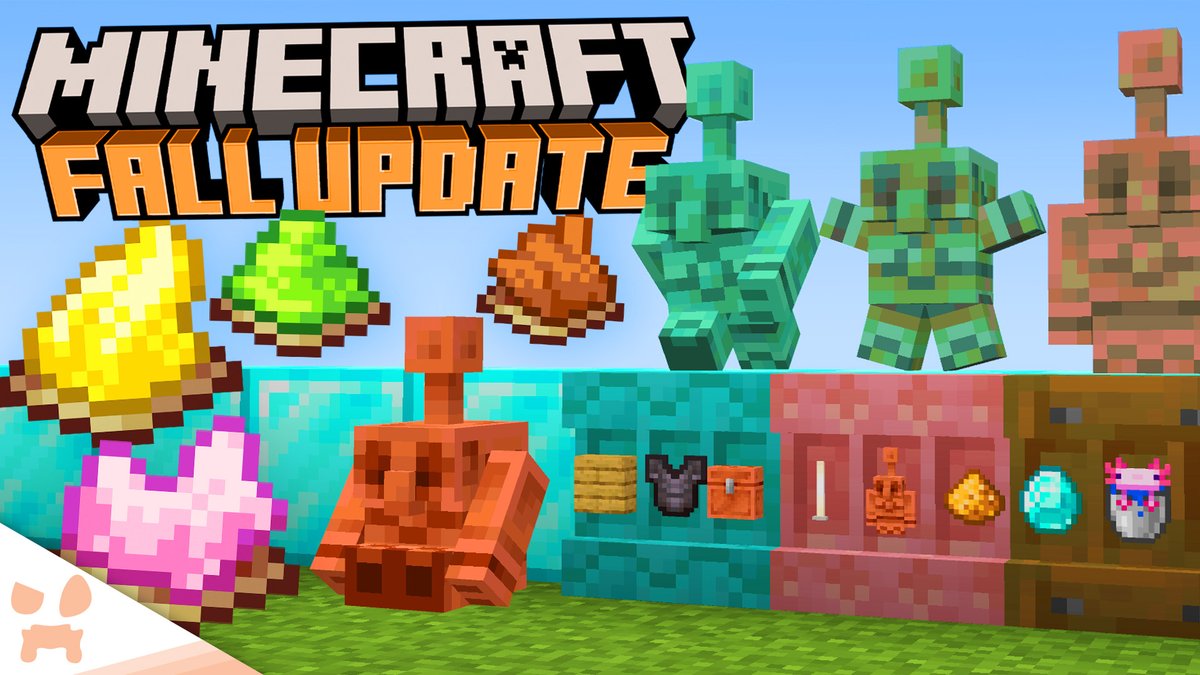 itiswattles's tweet image. shelf blocks, copper statues, new dyes, and so much more are now in minecraft oh my god you guys this is peak
🔗youtu.be/FKEfDKPVreo
