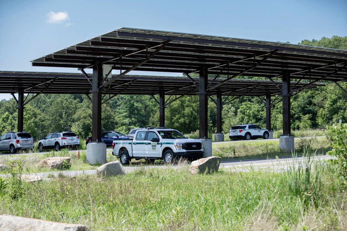 Today we celebrated PA reaching 2 gigawatts of installed solar—enough to power 350,000 homes. ☀️🏘️ The celebration took place in front of a 342-kW solar array at Gifford Pinchot State Park.

Efforts like this support <a href="/GovernorShapiro/">Governor Josh Shapiro</a>'s Lightning Plan to cut costs, create jobs,