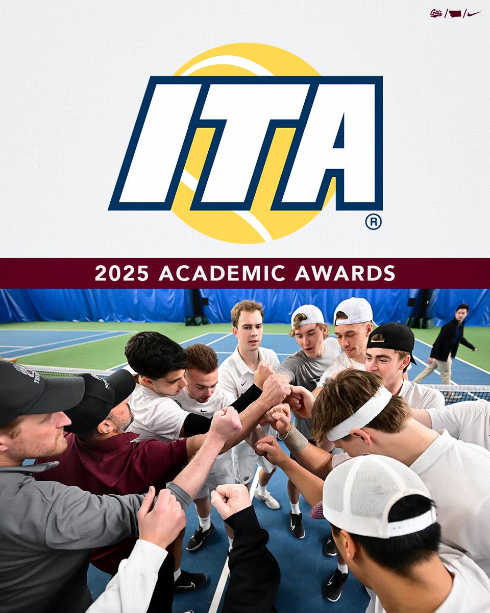 The awards keep piling up for Griz Tennis on the court and in the classroom! 👏

📰 gogriz.com/news/2025/7/22…

#GoGriz