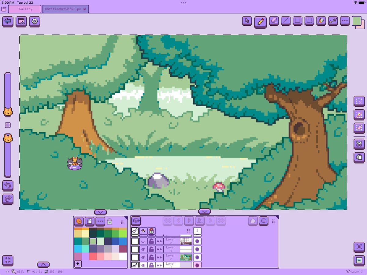 nanipixart's tweet image. Before and After π³
Window view πͺ
#pixelart #γγγη΅΅