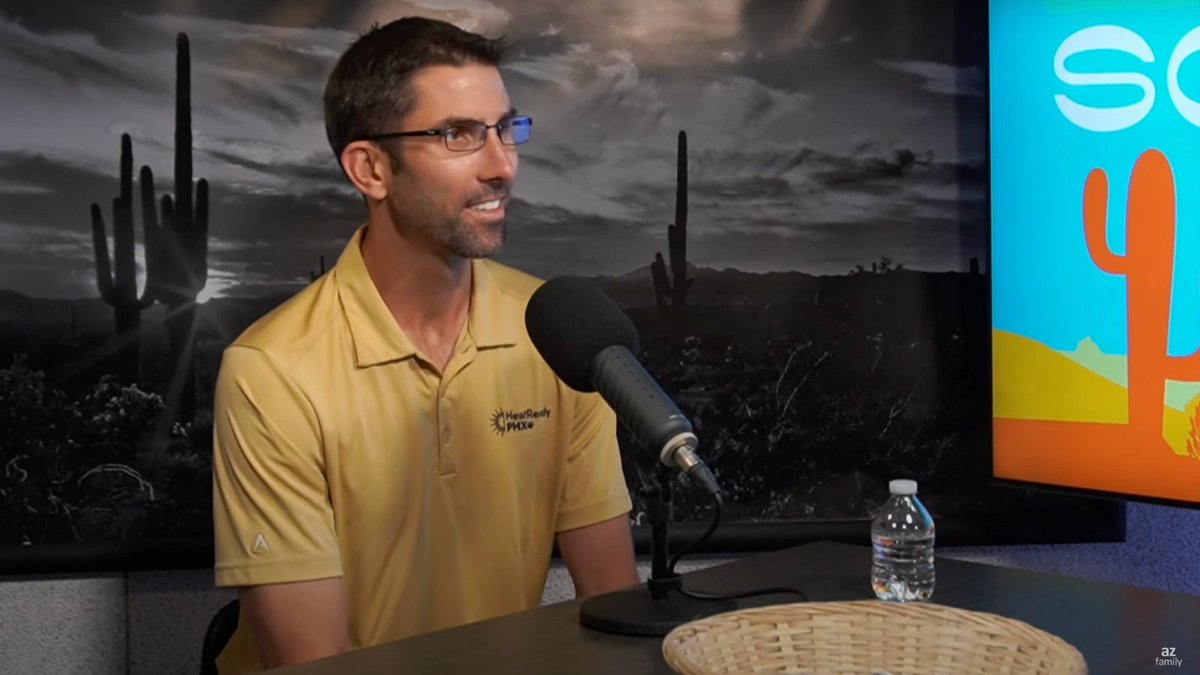 ASU_SGSUP's tweet image. How is Phoenix tackling extreme heat? 🔥
Alumnus Royal Norman and Associate Professor David Hondula from the School of Geographical Sciences and Urban Planning, discuss the city's heat mitigation strategies, including the expansion of cooling centers, emergency rapid cooling…