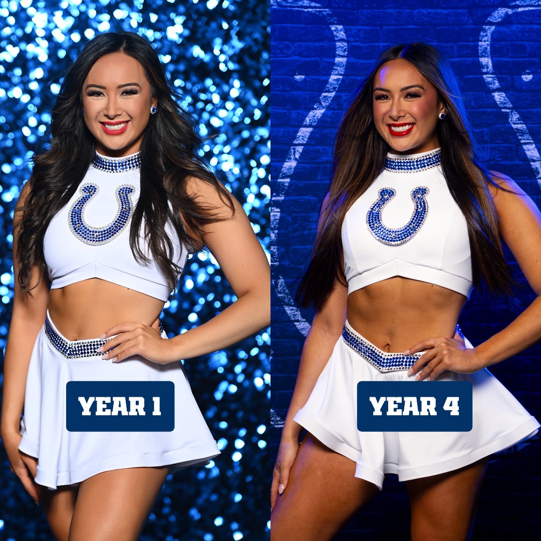 ColtsCheer's tweet image. New year, same strong women (and same signature poses 🤭)