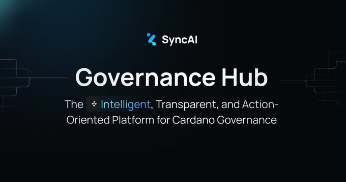 SyncAI_Network's tweet image. Here are 3 ways we've made Cardano governance better
→ We've given DReps & SPOs a live chat feature for real-time engagements with delegators.
→ We built a powerful AI Agent that has full knowledge of Cardano and governance that's online 24/7 and ready to answer any question…