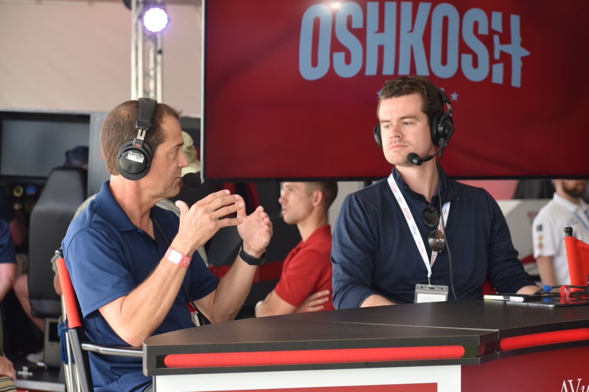 ALPAPilots's tweet image. .@ALPAPresident talks with @AirlineGeeks' @FlyingHighRyan about reduced-crew operations, air traffic control modernization, the future of the piloting profession and more on #OSH25.