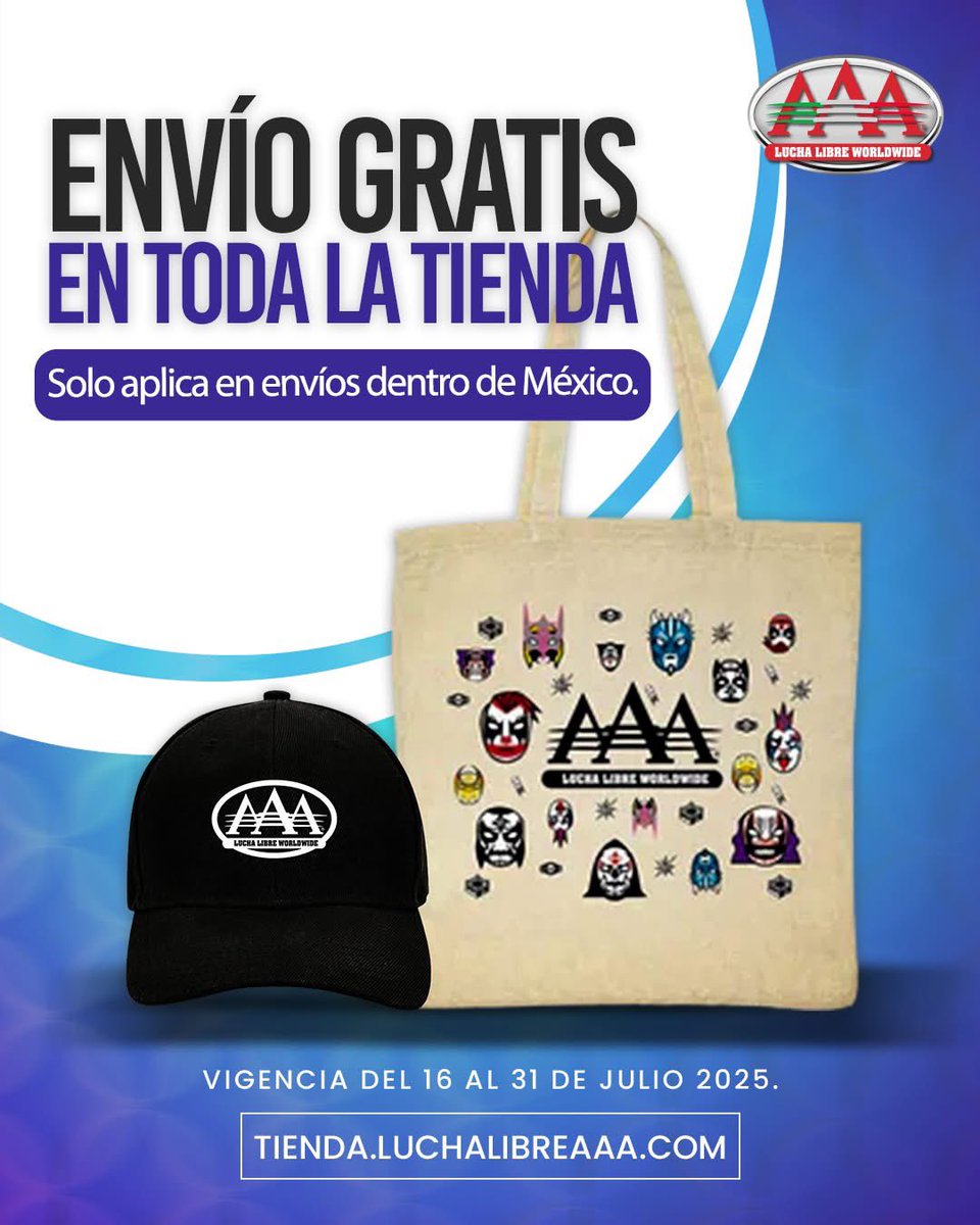 luchalibreaaa's tweet image. No dejes pasar la oportunidad de aprovechar este gran beneficio para que adquieras tu producto favorito. 🤩
🛒 Visita nuestra tienda en línea.