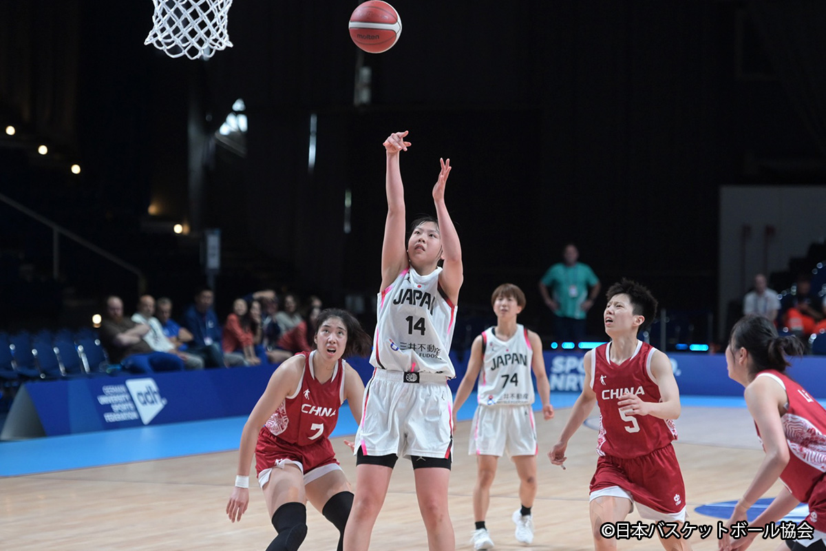 #AkatsukiJapan 女子ユニバ日本代表
🏆FISUワールドユニバーシティゲームズ
［試合結果］準々決勝
日本🇯🇵70-75🇨🇳中国
🏀主なスタッツ
朝比奈あずさ：17点
大脇晴：12点
樋口鈴乃：10点
📈BOXSCORE👉x.gd/dBArD
📡FISU.TV👉x.gd/PZtUQ