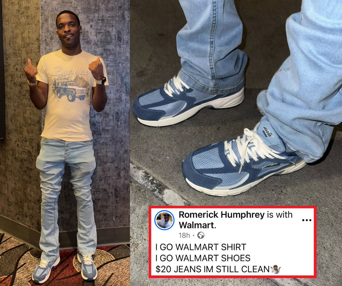 mymixtapez's tweet image. Man going viral for saying he looks clean and fresh despite only shopping at Walmart!! 👀