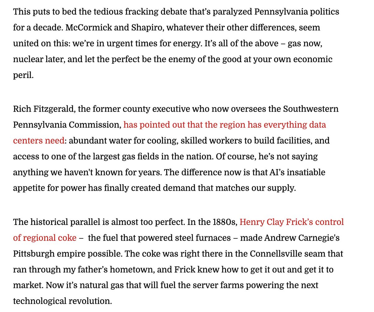 MoustacheClubUS's tweet image. I might be on vacation, but the work continues. Here's my @RealClearPA report on the recent Pennsylvania Energy and Innovation Summit, which has even this most cynical of writers feeling somewhat hopeful about the future of the region
realclearpennsylvania.com/articles/2025/…