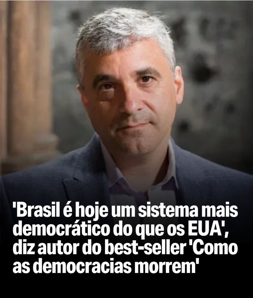 felipeneto's tweet image. Steven Levitsky, professor de Harvard e cientista político americano.
Um dos maiores especialistas do mundo em autoritarismo e democracia.
A História será implacável com a extrema direita.