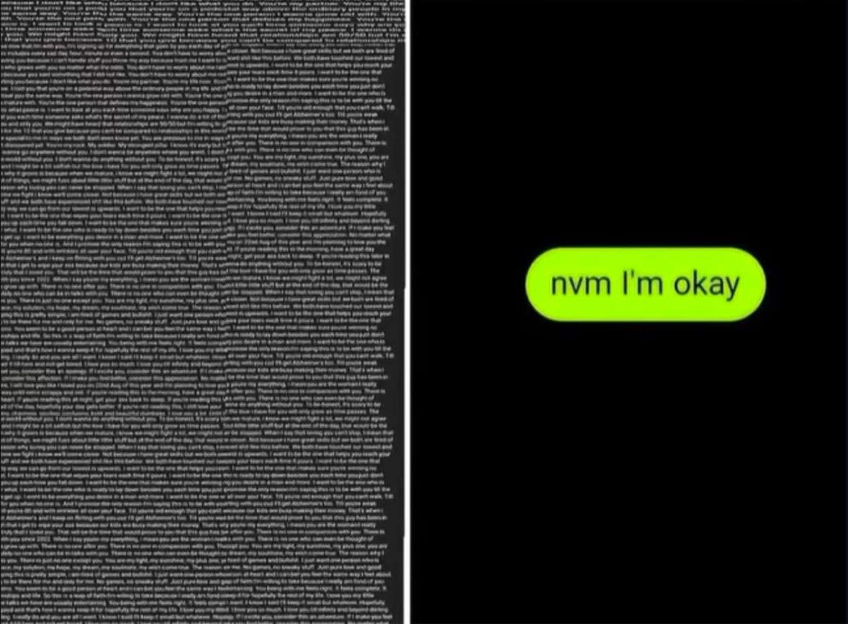 FredoInDaCut995's tweet image. Whats on my mind   vs.   What I say