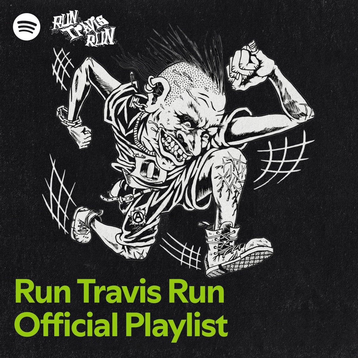 Spotify's tweet image. We’re partnering with Run Travis Run 🏃 Head to Spotify to tap into the playlist, personally curated by Travis Barker himself 🎧 open.spotify.com/playlist/37i9d…