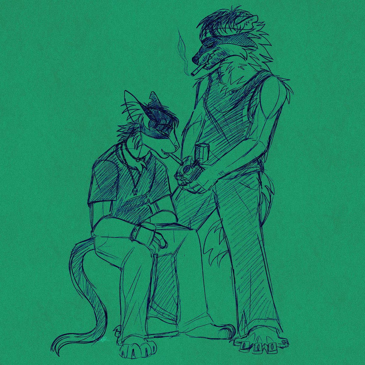 classfelidae's tweet photo. Hello rustynail nation
If you want to see more *winks* of these two π ~ @feliafterdark
#saw #sawfranchise #scottibbs #saw2 #saw2005 #adamstanheight #raccoon #cat #grunge #emo #furry #furryart #suggestive #suggestiveart #rustynailshipping #freaky #furryfandom #gay #sawtwt https://t.co/wGLH81vyF8