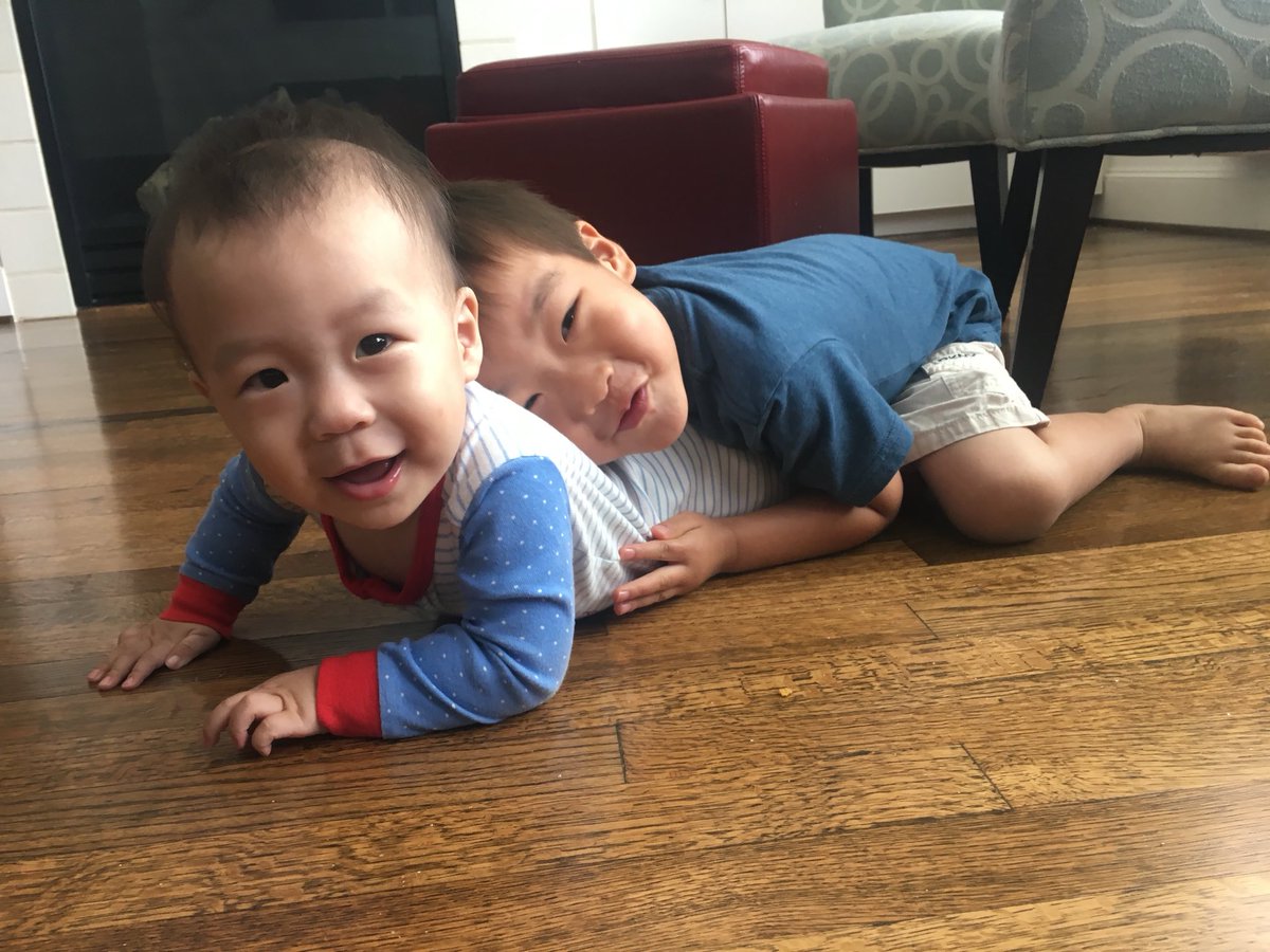 The iPhone just popped up this adorable pic of my two boys from 2017. Eight years ago! And to think, now they just say, “Yeah??” When I call them. Ha.