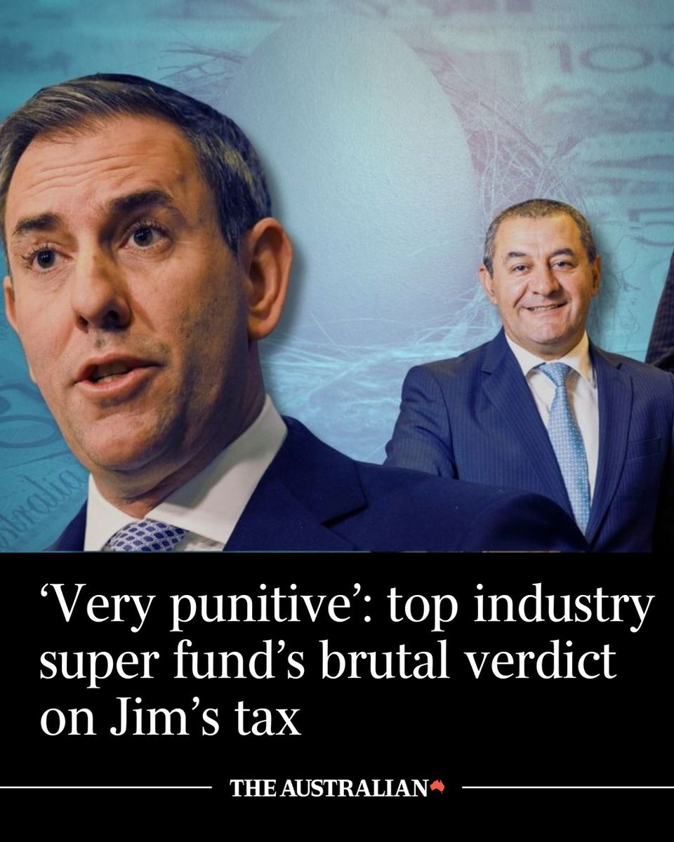 australian's tweet image. Industry fund Hostplus says Labor should have consulted more extensively on unrealised capital gains, while business groups gear up for roundtable tax reforms. Read more: bit.ly/4msy6un