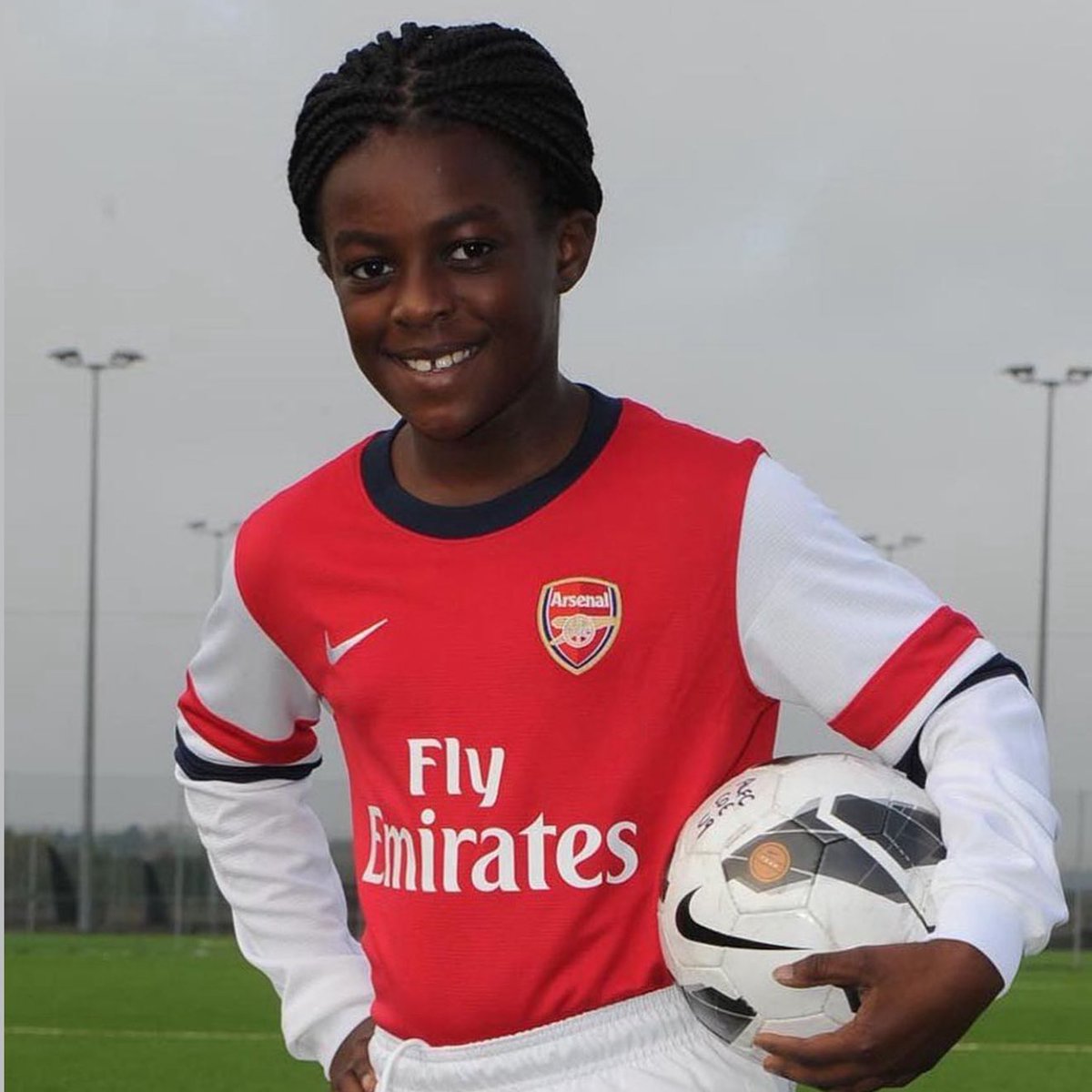 waltivertz's tweet image. fans of other clubs, please hold. Michelle Agyemang is Hale End and she is Arsenal through and through.