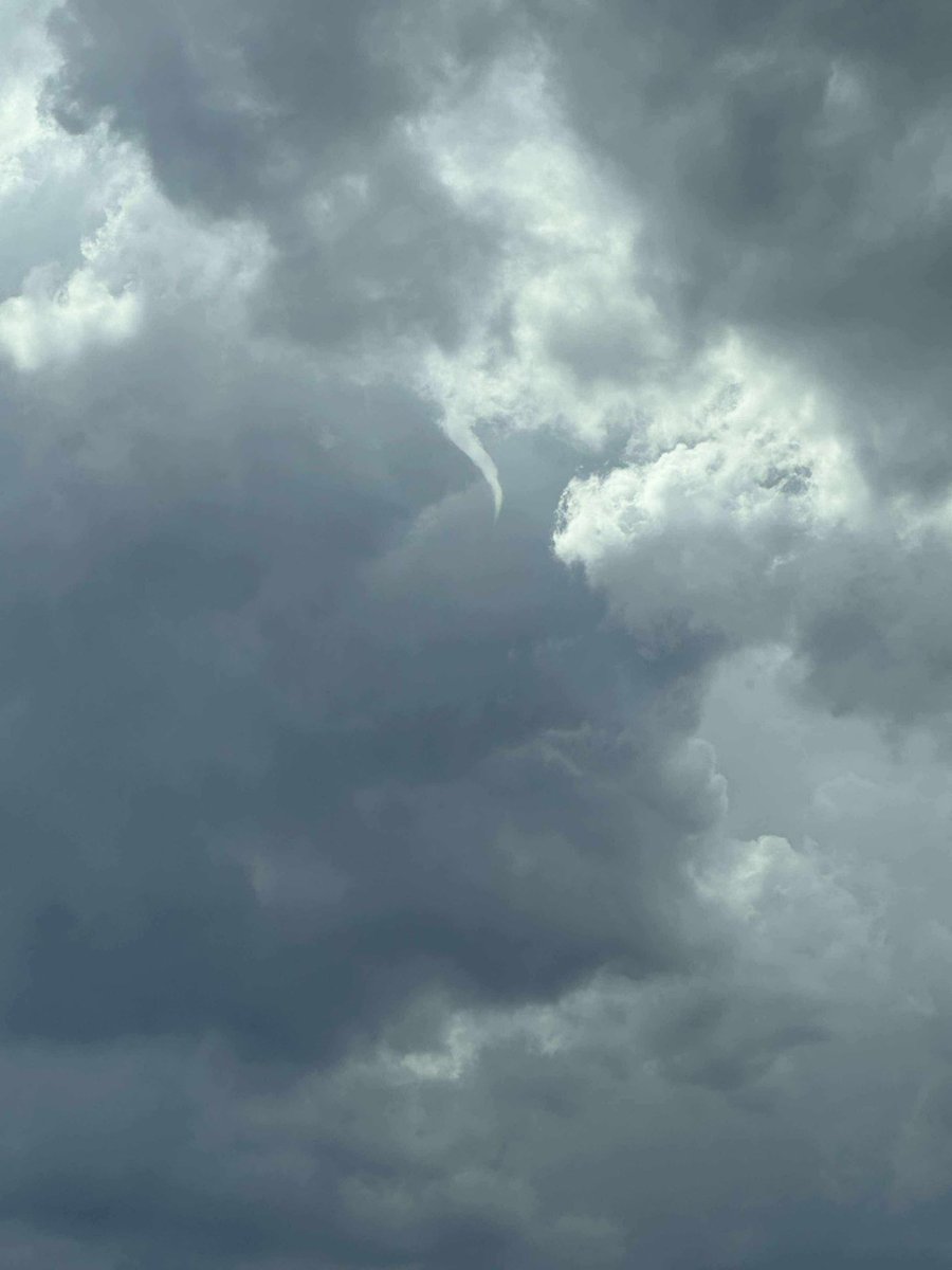 BigDawgWx's tweet image. Quick little funnel on the east side a storm in Northern Weld County from Little Dawg 7! #cowx #weather