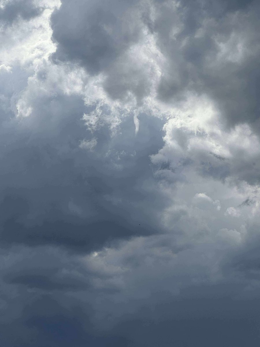 BigDawgWx's tweet image. Quick little funnel on the east side a storm in Northern Weld County from Little Dawg 7! #cowx #weather