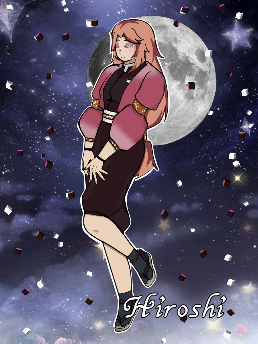 Despues de unos años de haber realizado mis primeros 5 Oc de kny por fin (despues de estar muriendome) le doy un diseño original a la mayor de los 5 #ocs #kny