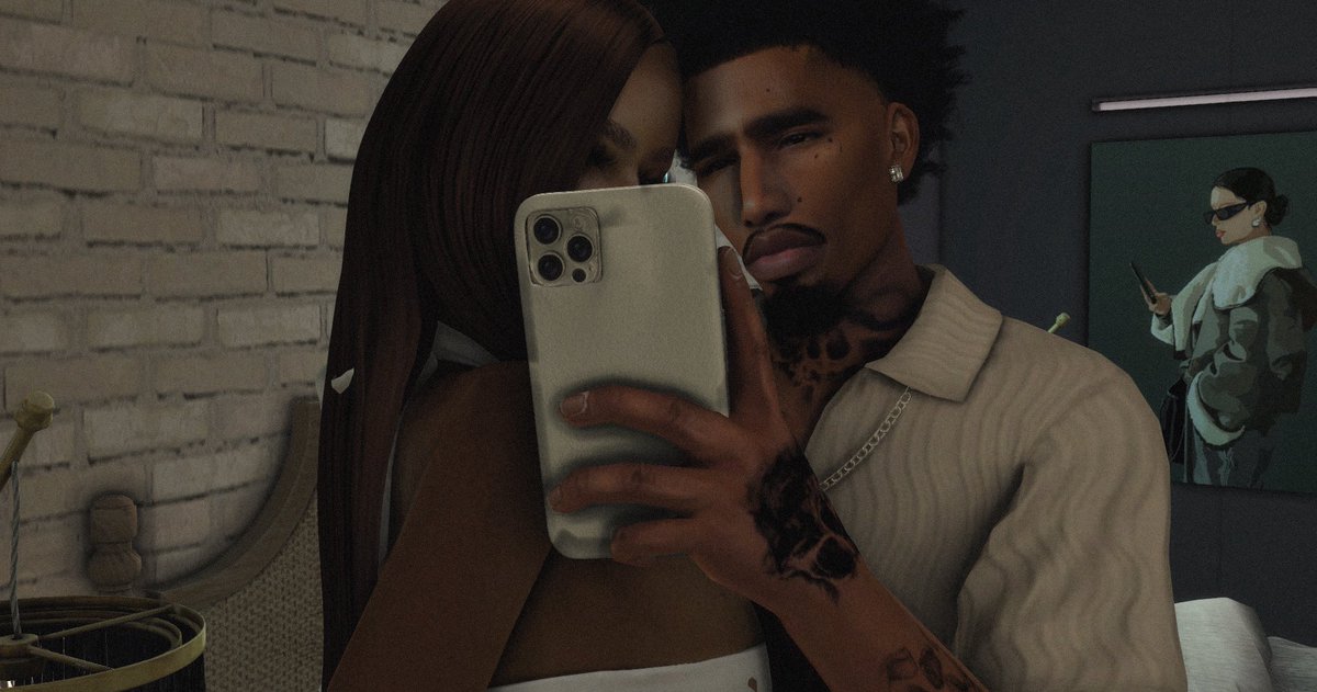 TaySimming's tweet image. Some time has passed in game. I’m playing with aging on so time be timing omg. Mini catch up, since Kristen has completely cut off Deshawn. Adam has came around showing her how bad he wants them to get back together. She missed Adam so much, but she misses Deshawn too…