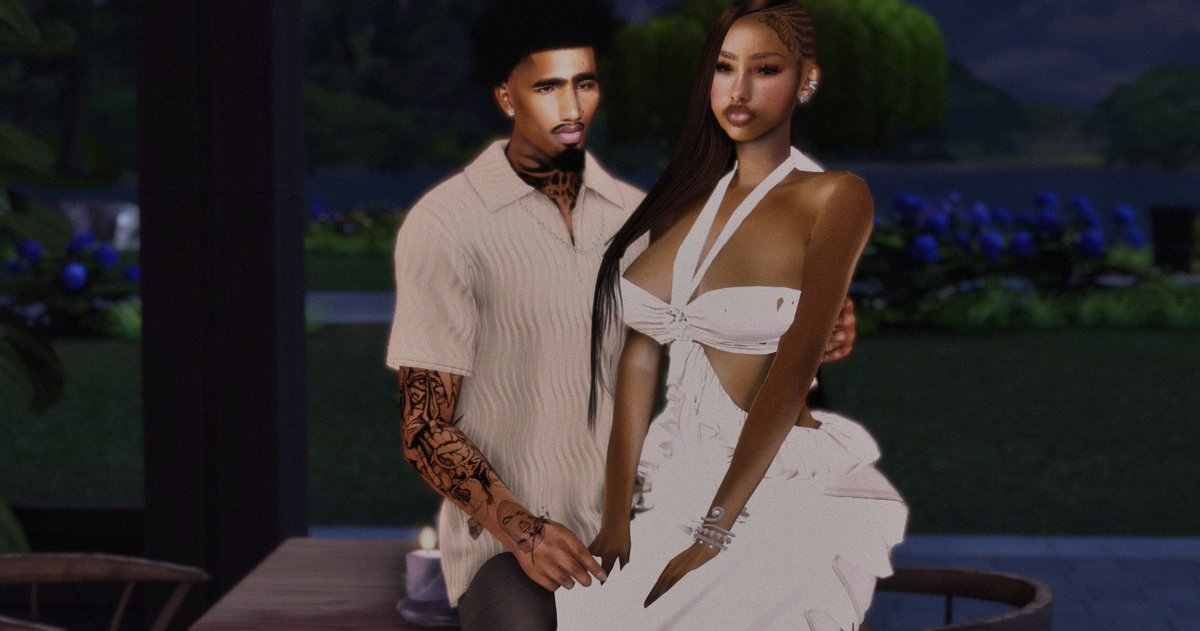 TaySimming's tweet image. Some time has passed in game. I’m playing with aging on so time be timing omg. Mini catch up, since Kristen has completely cut off Deshawn. Adam has came around showing her how bad he wants them to get back together. She missed Adam so much, but she misses Deshawn too…
