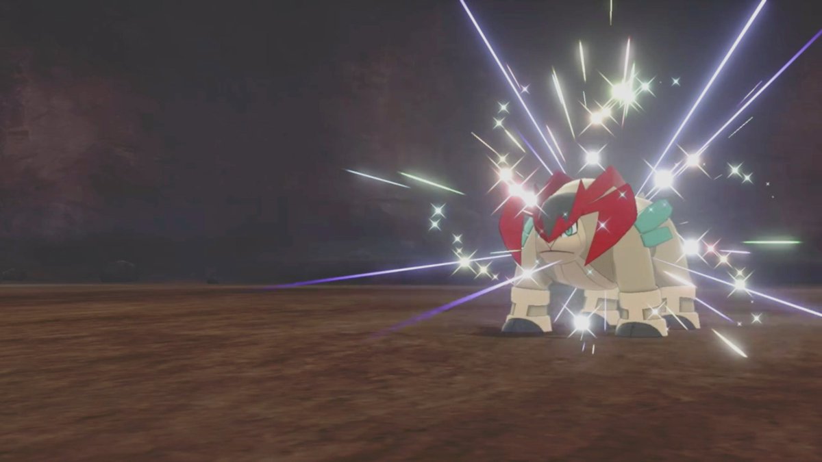 connor8192's tweet image. shiny terrakion in sword after 1,057 resets