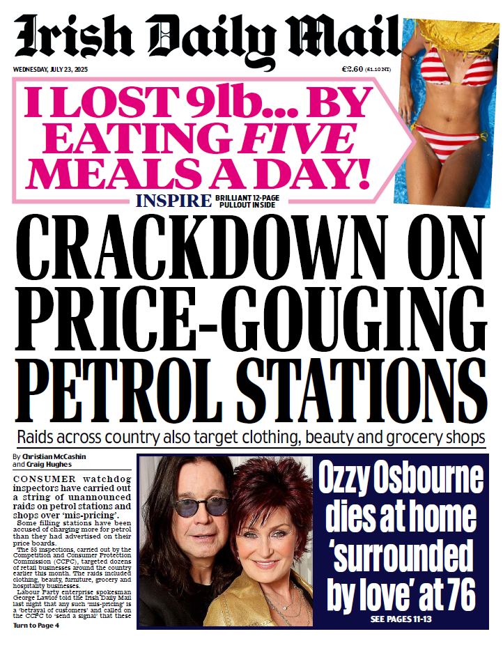 irishdailymail's tweet image. All this and lots more in Wednesday's Irish Daily Mail.