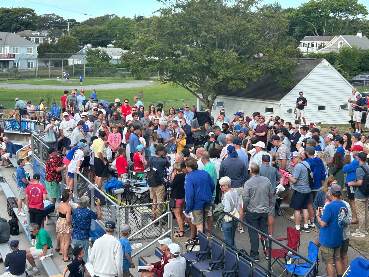 ChathamAnglers's tweet image. The Chatham community showed out today.
@SportsCenter is live from Veterans Field with host @MollyAMcGrath.