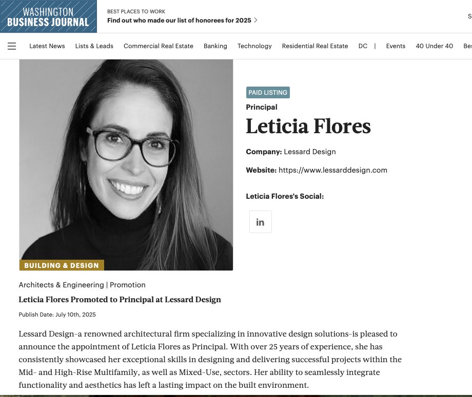 Lessarddesign's tweet image. Movers, Shakers, and Design Makers...@wbjnewsroom Lessard Design is making waves in the industry and in the marketplace - locally and nationally. Let us know how we can help you stand out too! #lessarddesign #architecturaldesign #officeconversions #3collective #NYMFSummit