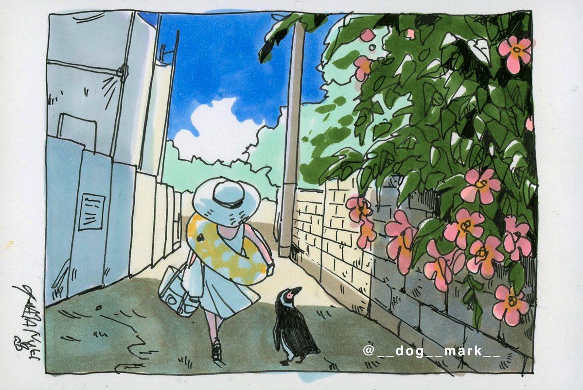 __dog__mark__'s tweet image. 夏のエンドロール