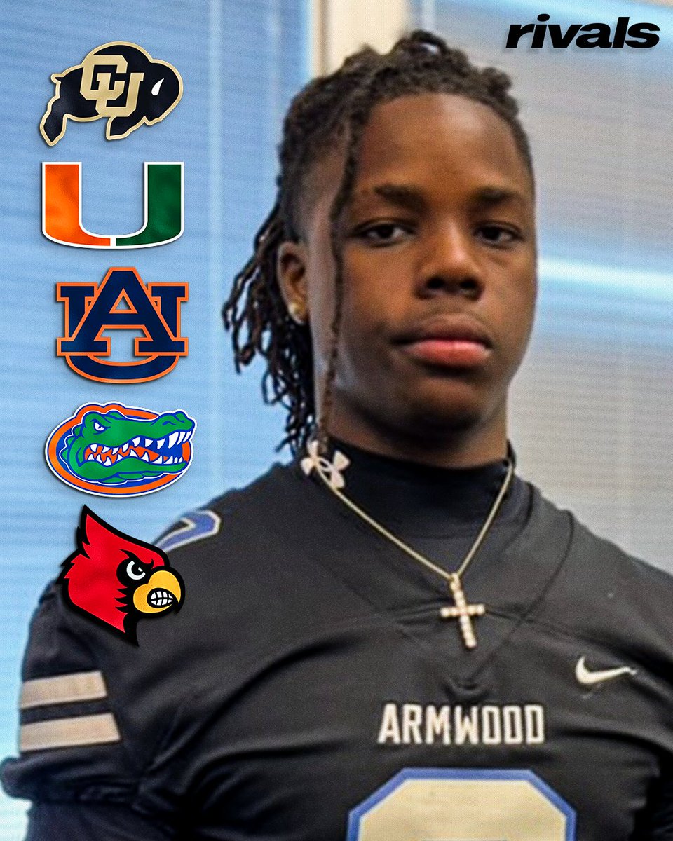 Rivals's tweet image. Colorado DB commit D'Montae Tims considering visits to other programs, he tells @JohnGarcia_Jr 👀
Tims committed to Colorado earlier this month.
Intel: on3.com/rivals/news/co…