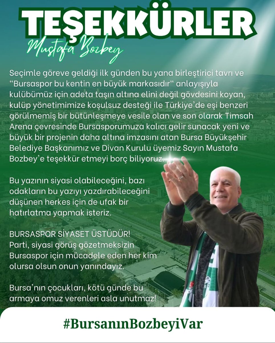 #BursanınBozbeyiVar