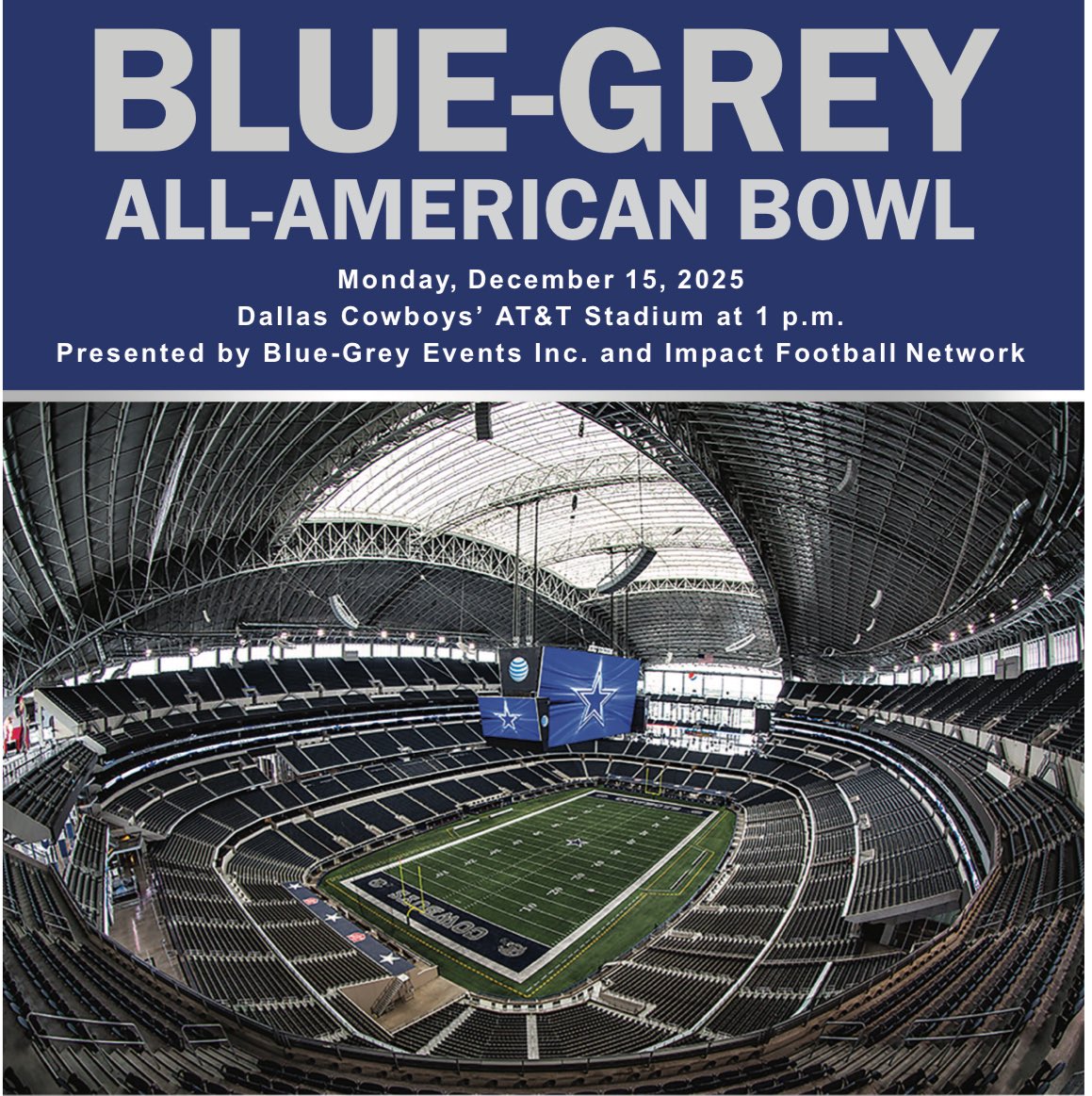 CoachPatrick45's tweet image. 💥BIG TIME HONOR💥
Cooper Kraus | #52 | ILB | Class of 2026
Buena HS (AZ)
✅ Official Selection: BLUE-GREY ALL-AMERICAN BOWL
📍 AT&T Stadium – Home of the Dallas Cowboys
📆 December 15, 2025
One of the top inside linebackers in the nation headed to the biggest stage!
Sideline…
