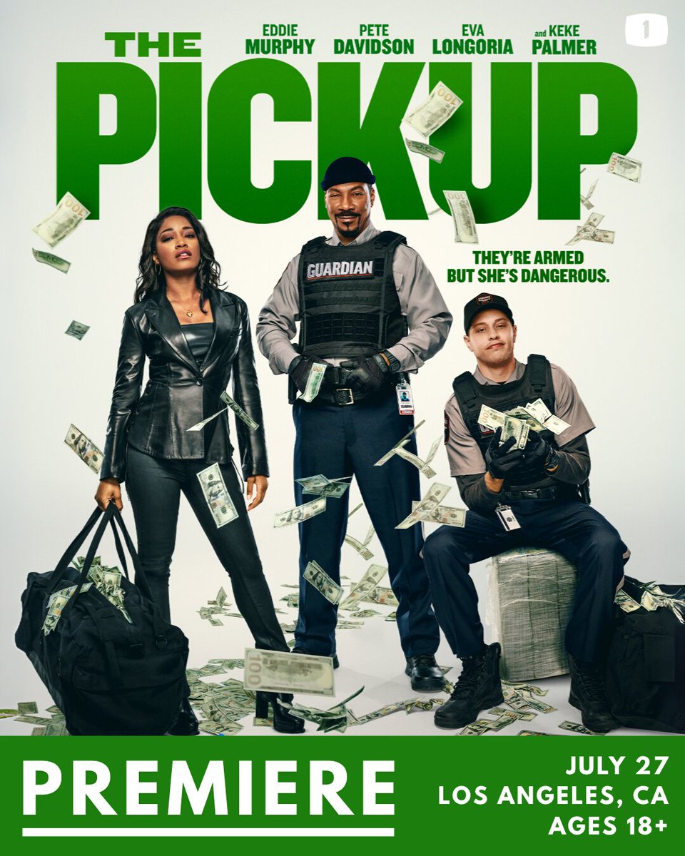 🤑 🤑 🤑 Eddie Murphy, Keke Palmer, and Pete Davidson all in one movie? Say less. Request Red Carpet + Screening tickets for 'The Pickup' now: 1iota.com/show/1937/the-…

July 27
Los Angeles, CA
Ages 18+