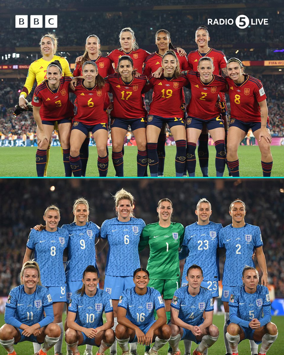 5liveSport's tweet image. 👀 The #WEURO2025 final ⬇️
🗺️ A repeat of England v Spain in the 2023 World Cup final ⏪
OR
🌍 A repeat of England v Germany in the 2022 Euros final ⏪
We will be there. 🏴
#BBCFootball #Lionesses