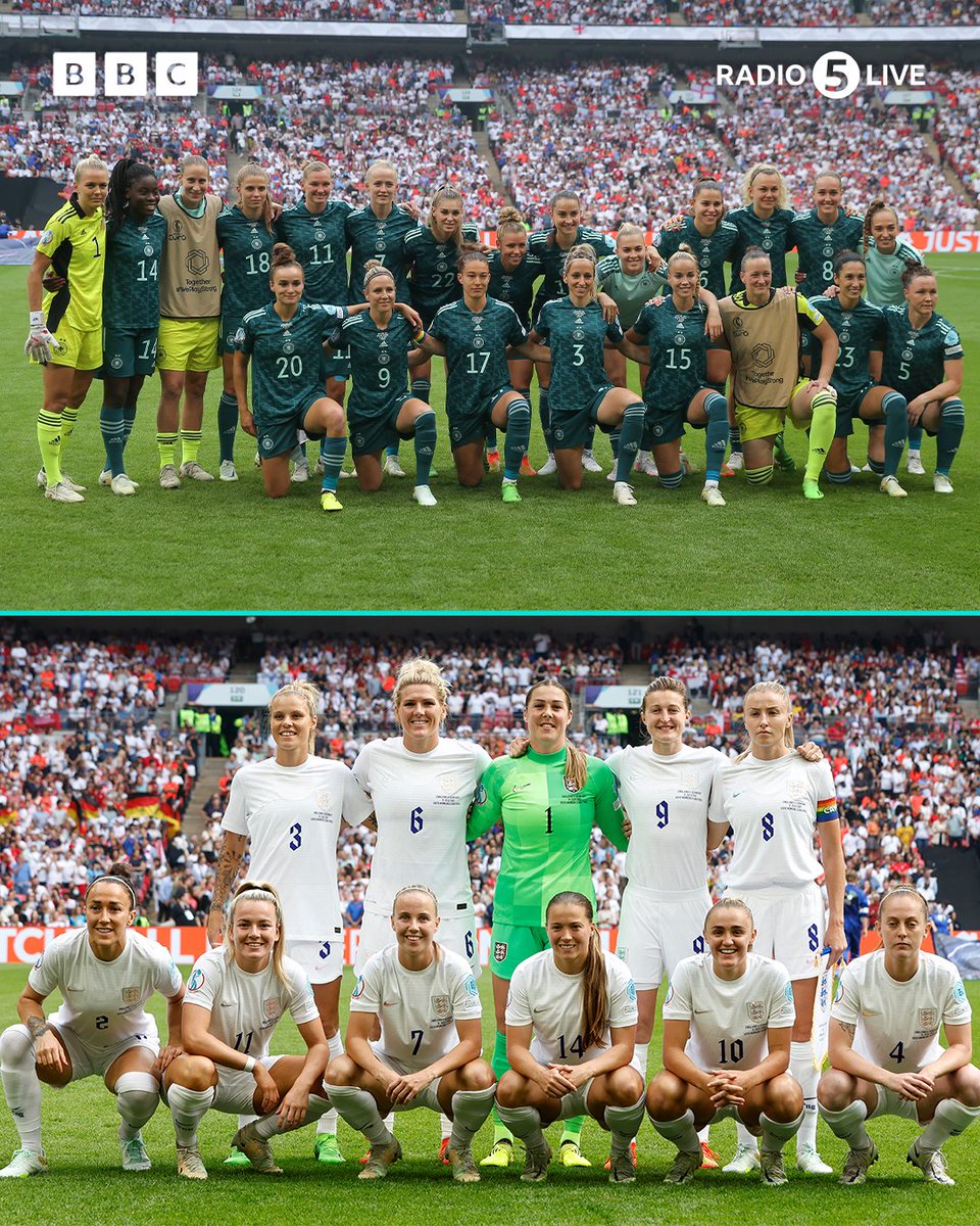 5liveSport's tweet image. 👀 The #WEURO2025 final ⬇️
🗺️ A repeat of England v Spain in the 2023 World Cup final ⏪
OR
🌍 A repeat of England v Germany in the 2022 Euros final ⏪
We will be there. 🏴
#BBCFootball #Lionesses