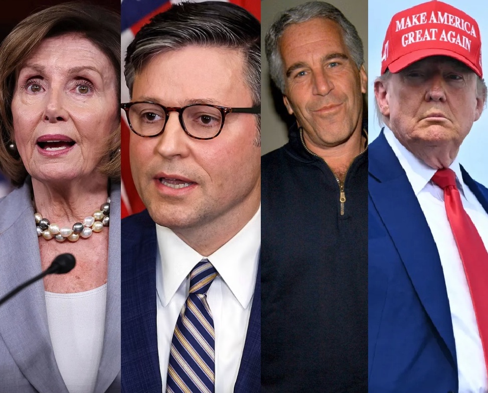 OccupyDemocrats's tweet image. BREAKING: Speaker Emerita Nancy Pelosi slams MAGA Speaker Mike Johnson for adjourning the House early to avoid holding a vote on releasing the Jeffrey Epstein files as Donald Trump digs his heels in.
Republicans are branding themselves as the party of Epstein...
"For years,…