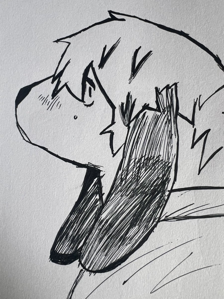1Posher's tweet image. doodle of noi