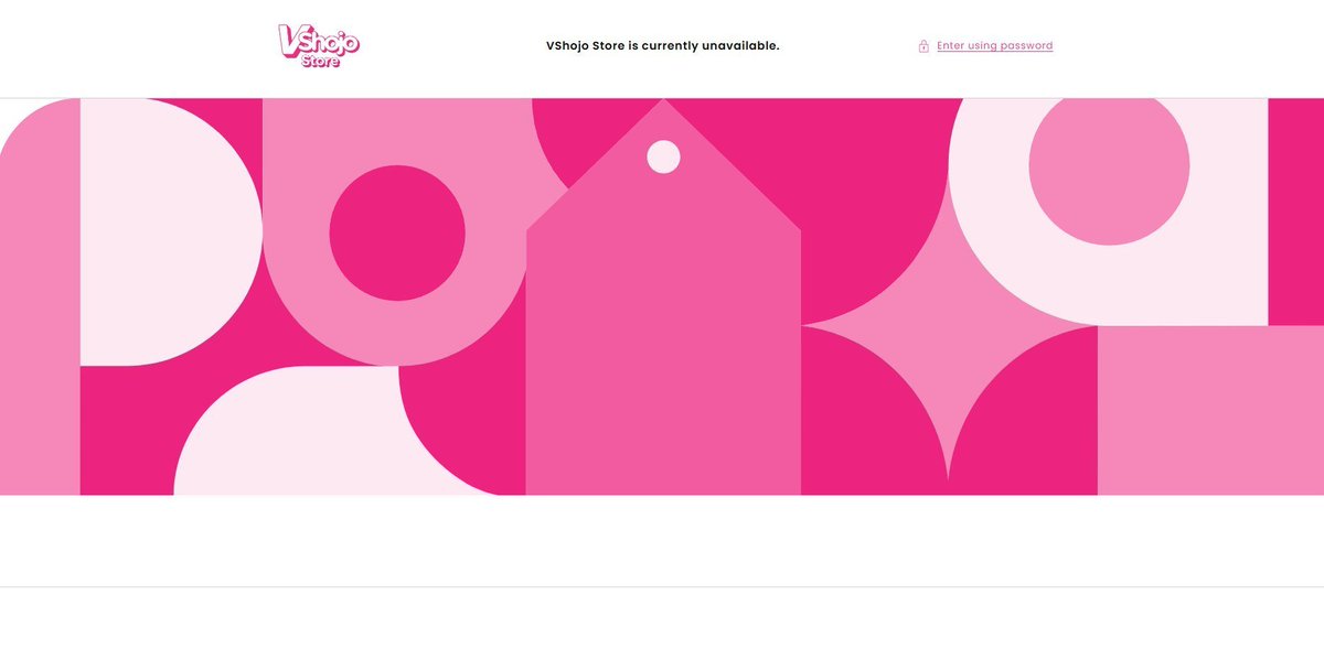 KazahanaEdits's tweet image. VShojo store is down.
Probably due to there being no talent to sell merch for😭