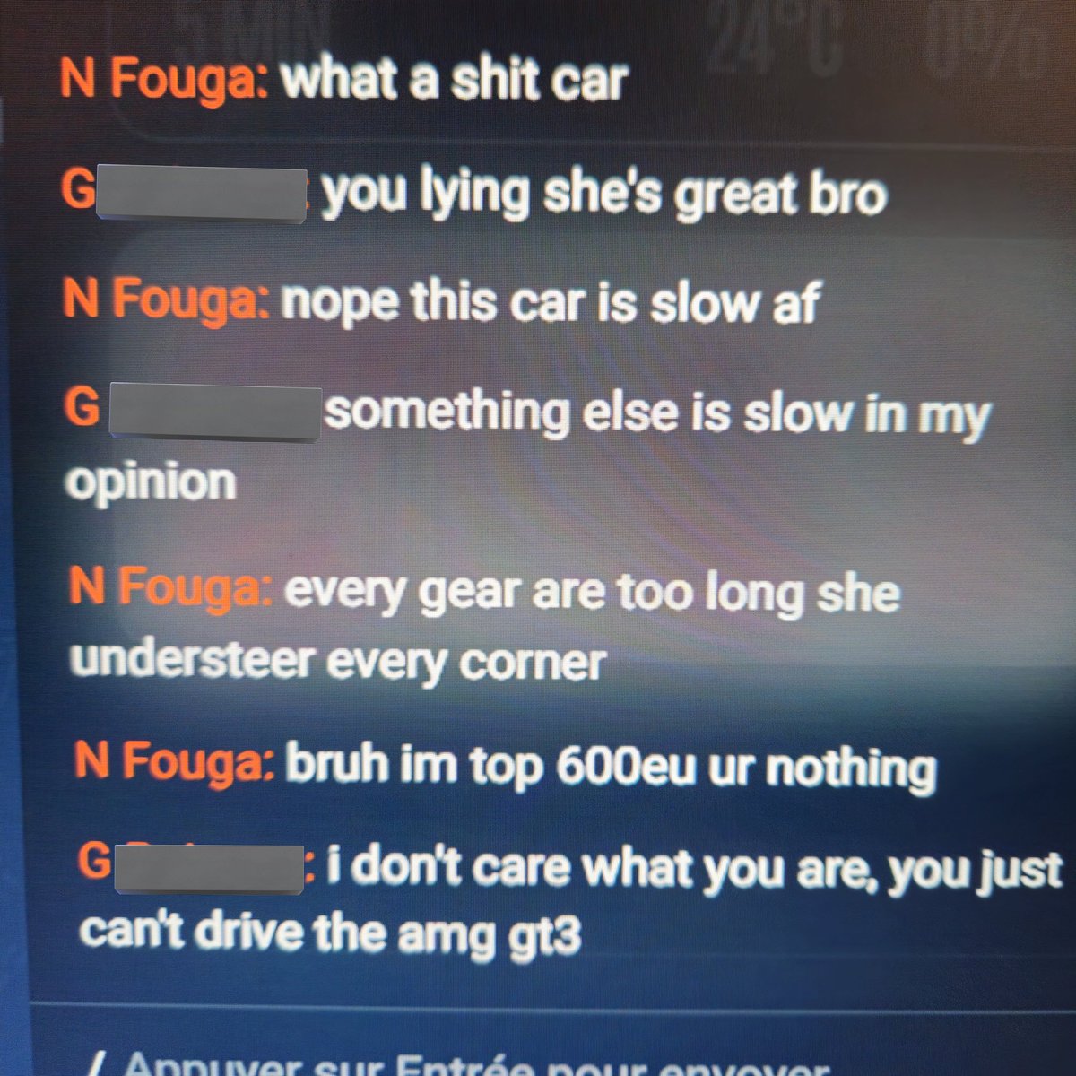 gregyrsr's tweet image. non vraiment les gens sont tellement de mauvaise foi, et le type se vante d'être top 600 Europe mais n'est pas capable de gagner (j'ai gagné la course d'ailleurs)