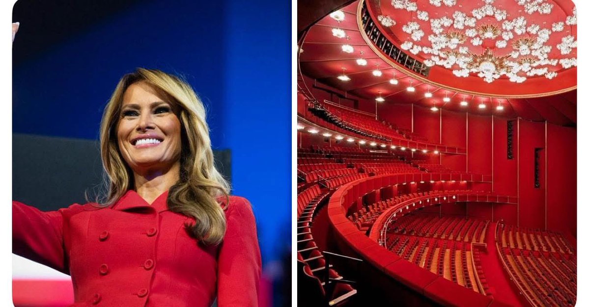 EricTrumpRAW's tweet image. BREAKING: House GOP advances proposal to change the name of the Kennedy Center's Opera House to "First Lady Melania Trump Opera House."
Democrats are furious over the move.
Make it happen.