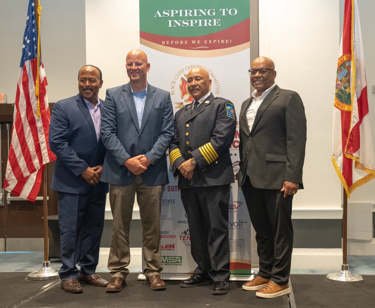 Ft. Lauderdale- top leaders unite at 2025 BCOC Conf to advance fire service leadership. Metro Pres <a href="/ChiefJohnButler/">Fire Chief John S. Butler</a> Past Pres <a href="/IFD_CHIEF/">Ernest V. Malone</a> ErnestMalone <a href="/IAFCPresident/">IAFC President</a> JoshWaldo joined <a href="/BlackFireChiefs/">BCOC</a> Chair/MetroChief JoeDixon to shape the next generation of leaders. <a href="/IAFC/">IAFC</a> <a href="/NFPA/">NFPA</a>