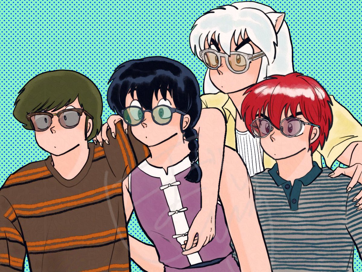 bonjirygushi_'s tweet image. るーみっくサマーコレクション🕶️☀️