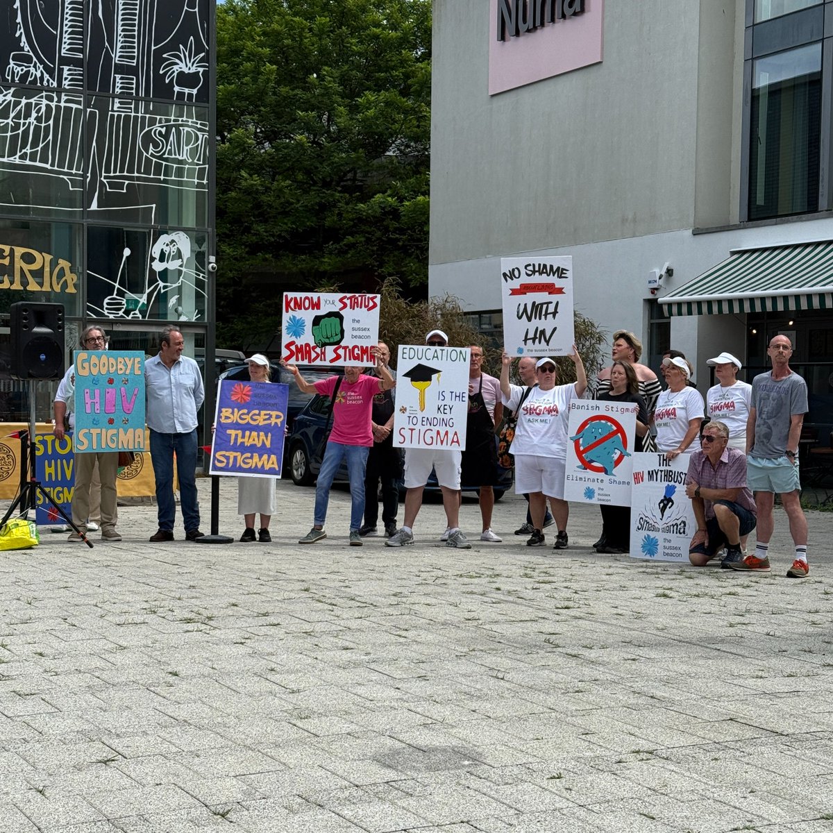DavidMcGregorBN's tweet image. I had the honour of speaking at the #ZeroHIVStigmaDay event.
A key step in our fight to be the 1st city in the world with zero new transmissions is to tackle the stigma of HIV at every point that we can.
Thank you to @LunchPositive @THT_brighton @MartinFisherFo1
