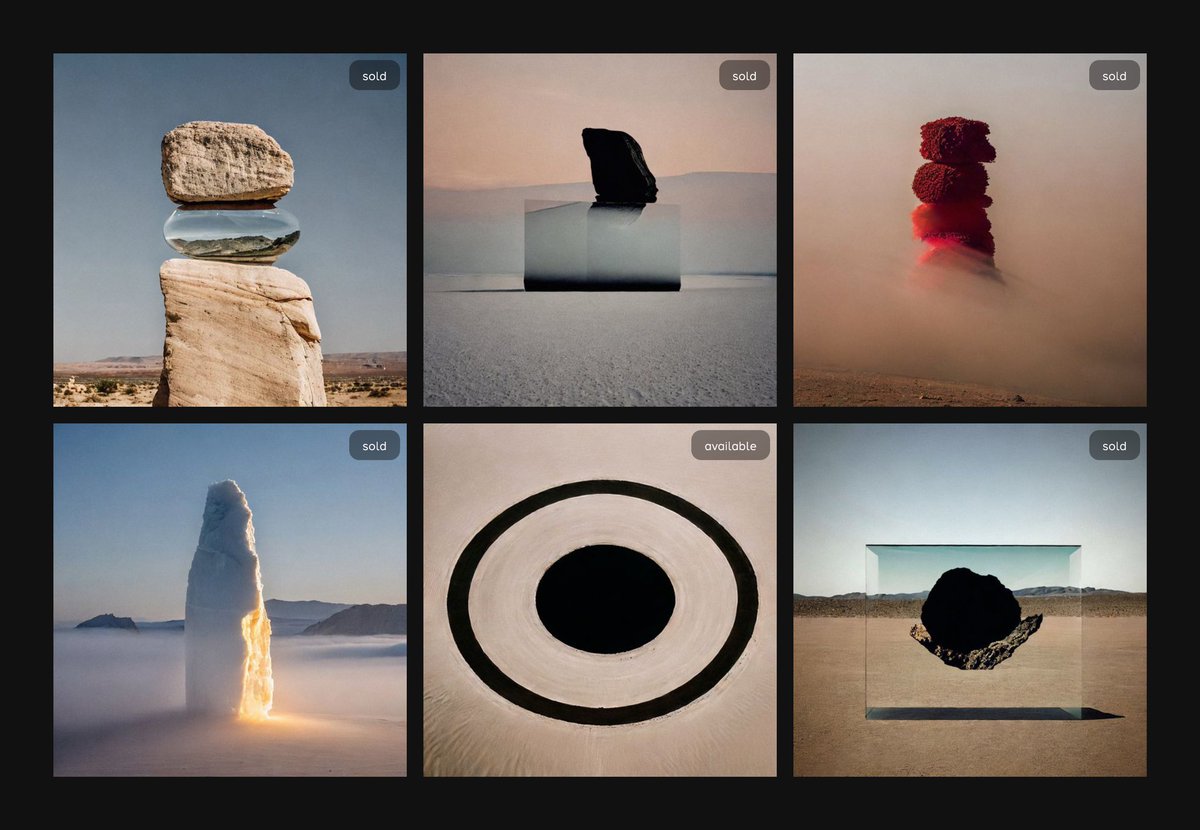 EstebanAmaroArt's tweet image. In The Past Hides The Future: Part 1
5 pieces found their keepers 🪨
1 remains on @Ninfa_io