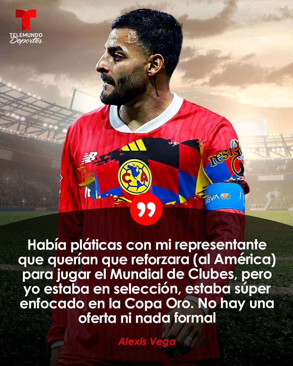 TelemundoSports's tweet image. 👀🦅 ¿Crees que Alexis Vega hubiera FUNCIONADO en el América?
El capitán del Toluca confesó que las Águilas buscaron a su representante, pero no se logró nada 😮
#LigaMXTelemundo