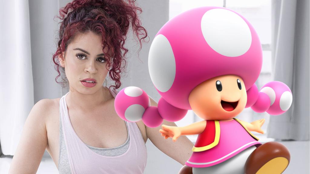 DynamoSuperX's tweet image. so, princess peach, toads, and toadette no longer share the same voice actor anymore.
toadette, toad and the NPCs toads all have separate voice talents now. okay then. 😭